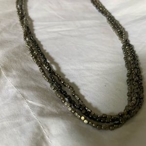 Silver 3 strand necklace